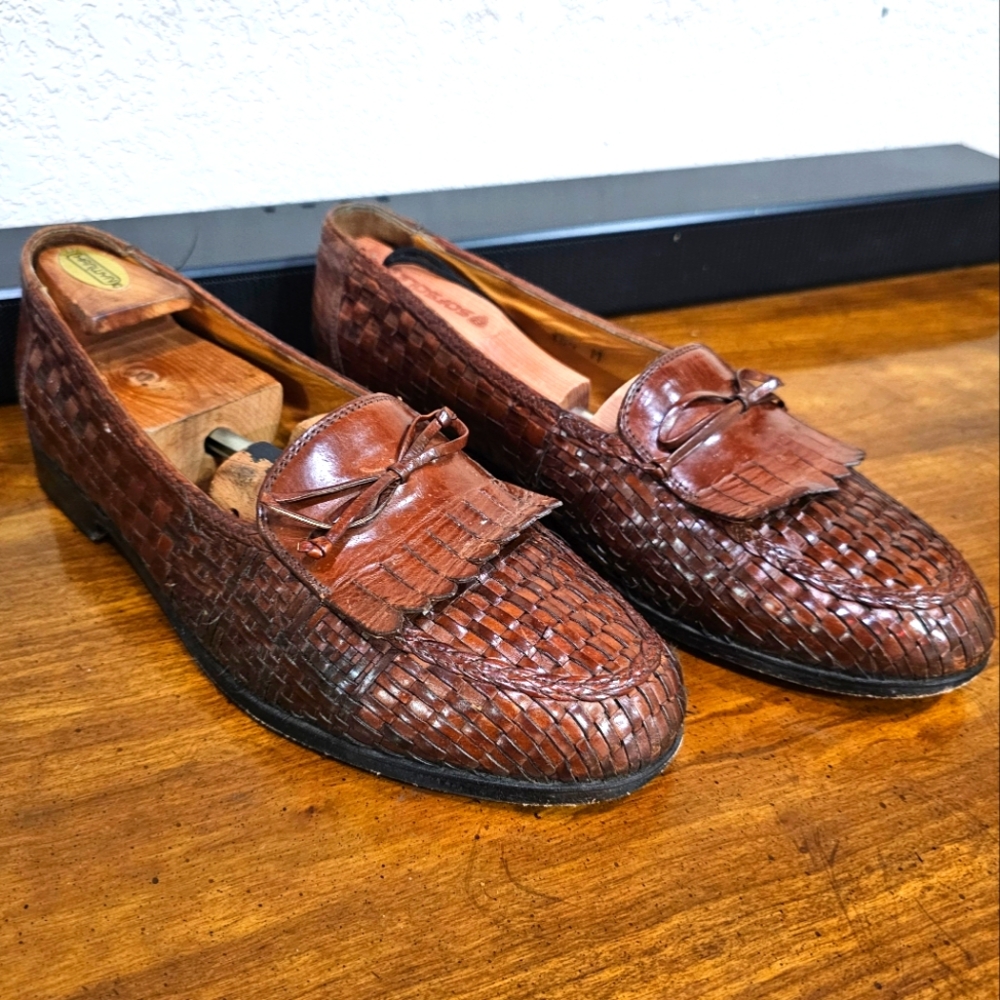 Johnstons & Murphy Dress Leather Loafers